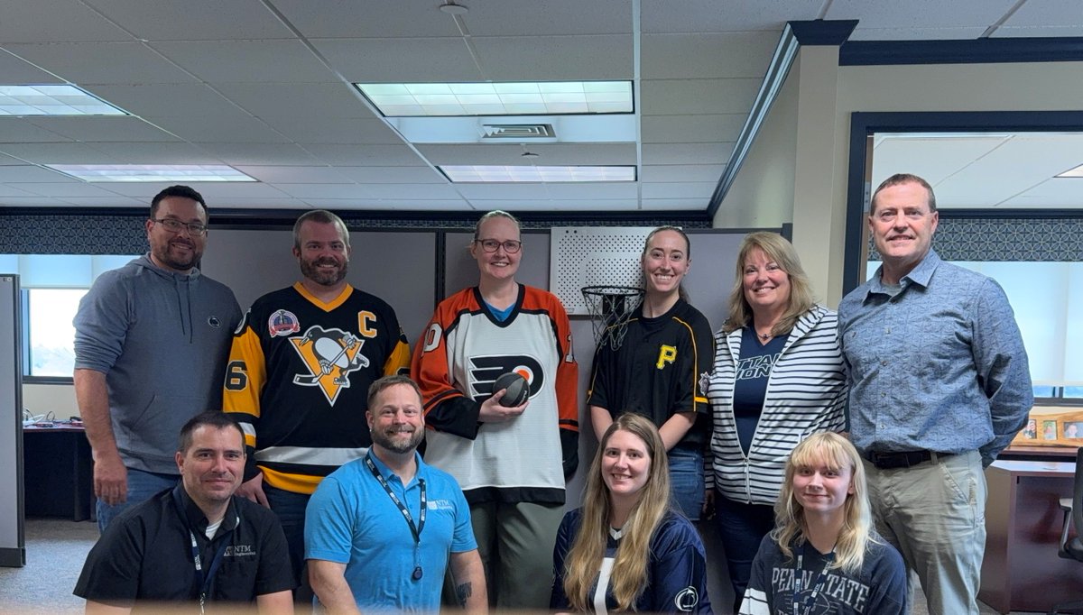 ntmeng's tweet photo. We wrapped up our #MarchMadness spirit week with Hat Day! Although not everyone opted for a photo, there was still a great variety of fun hats on display. Our State College office also celebrated with a potluck yesterday, showing off an impressive mix of sportswear! https://t.co/DR7ef4eDGP