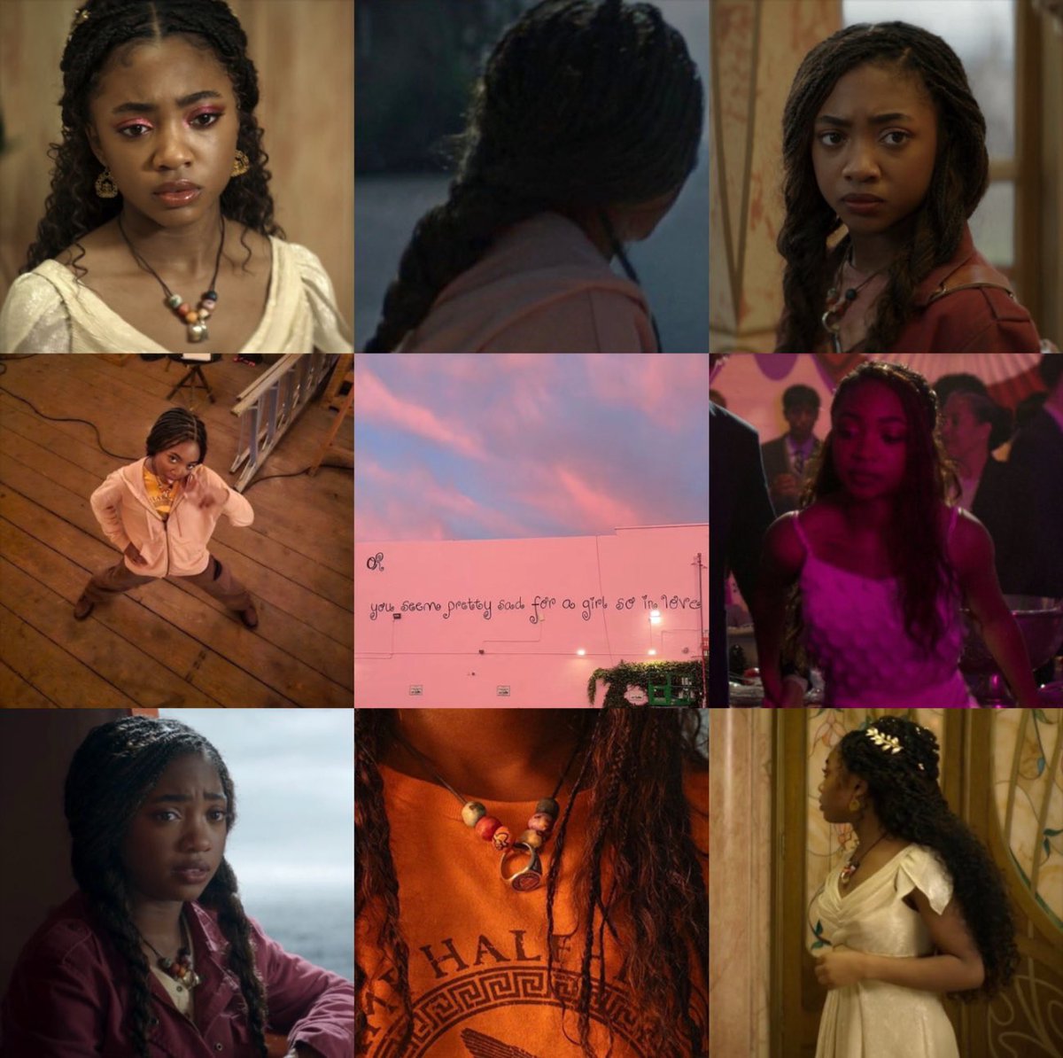 you seem pretty sad for a girl so in love - annabeth chase version💌