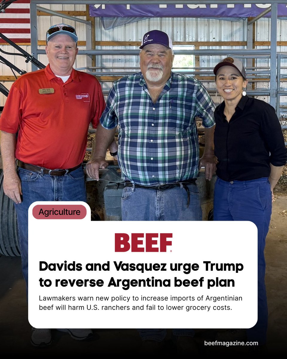 It’s clear: importing more Argentinian beef hurts Kansas ranchers and does nothing to lower grocery costs.