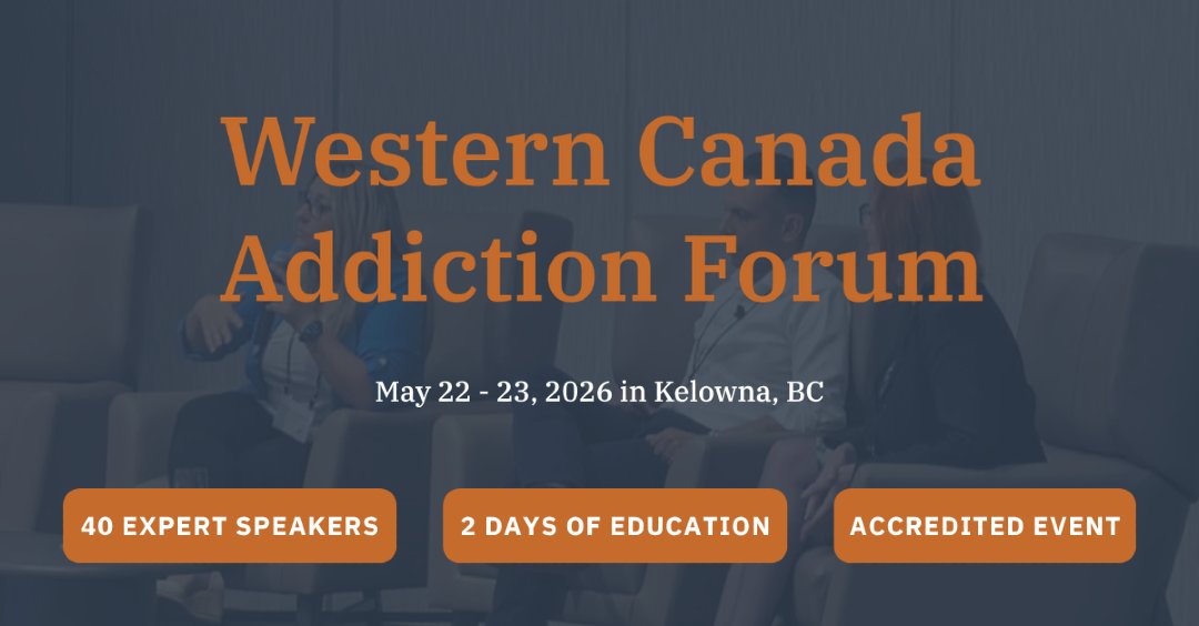 Western Canada Addiction Forum tweet media