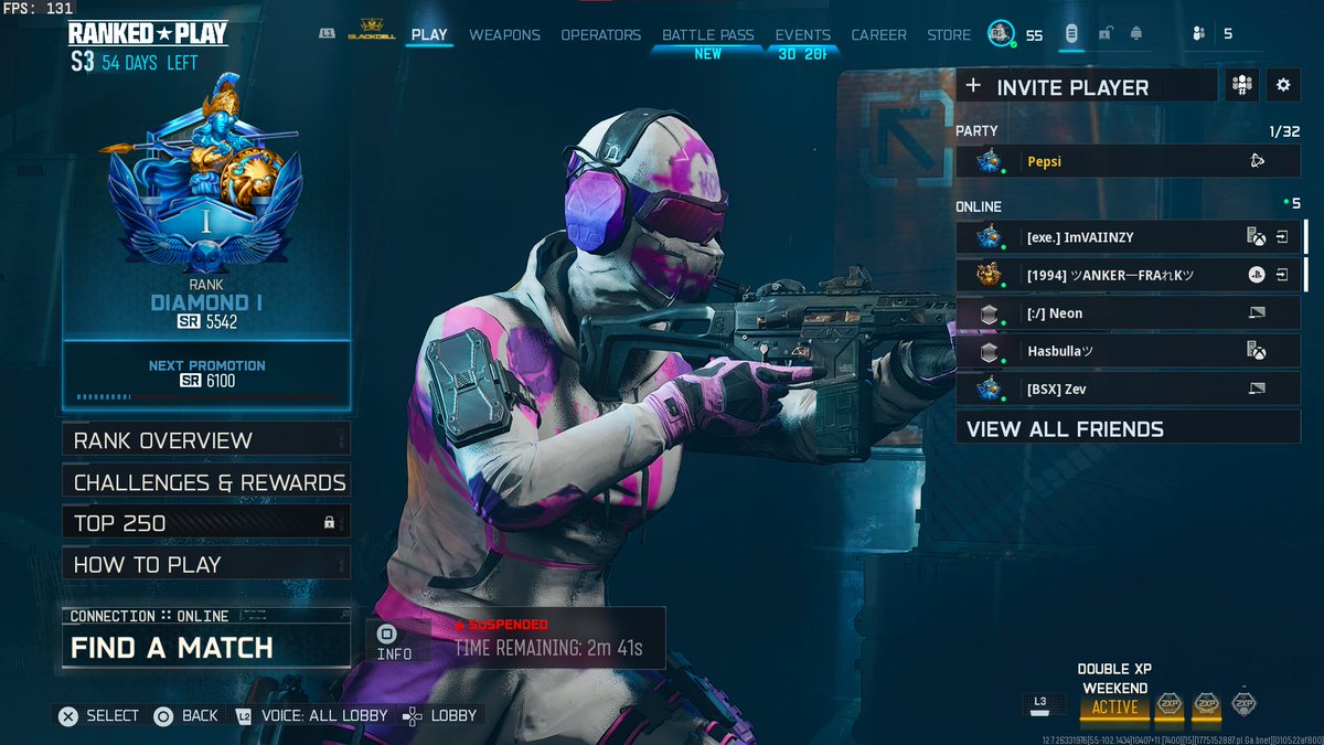 Spatzhy's tweet photo. we win a map get kicked out off it at the end and lose sr and got a penalty @Treyarch @CallofDuty @CODUpdates https://t.co/Y90mYK5Daf