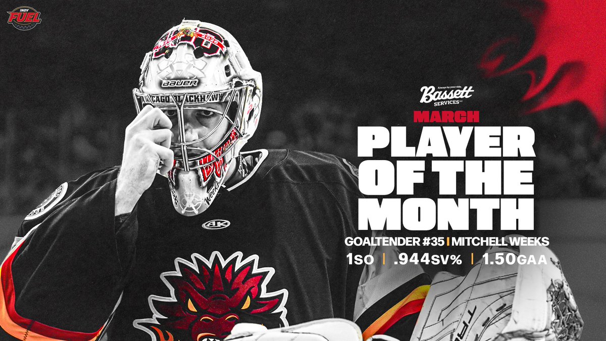 IndyFuel's tweet photo. Your Bassett Services March Player of the Month is no other than the brick wall himself, Mitchell Weeks 🧱🎉 https://t.co/z2Ga8Vnt3f