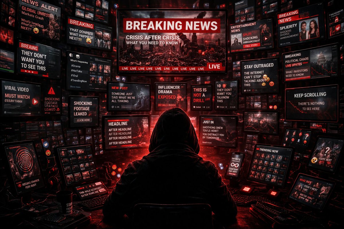 The Sys doesn’t hide the truth.

It drowns it.

In headlines.
In noise.
In endless scrolling.

So the real signal—
never reaches you.

Not because it’s gone…

But because you stopped looking.