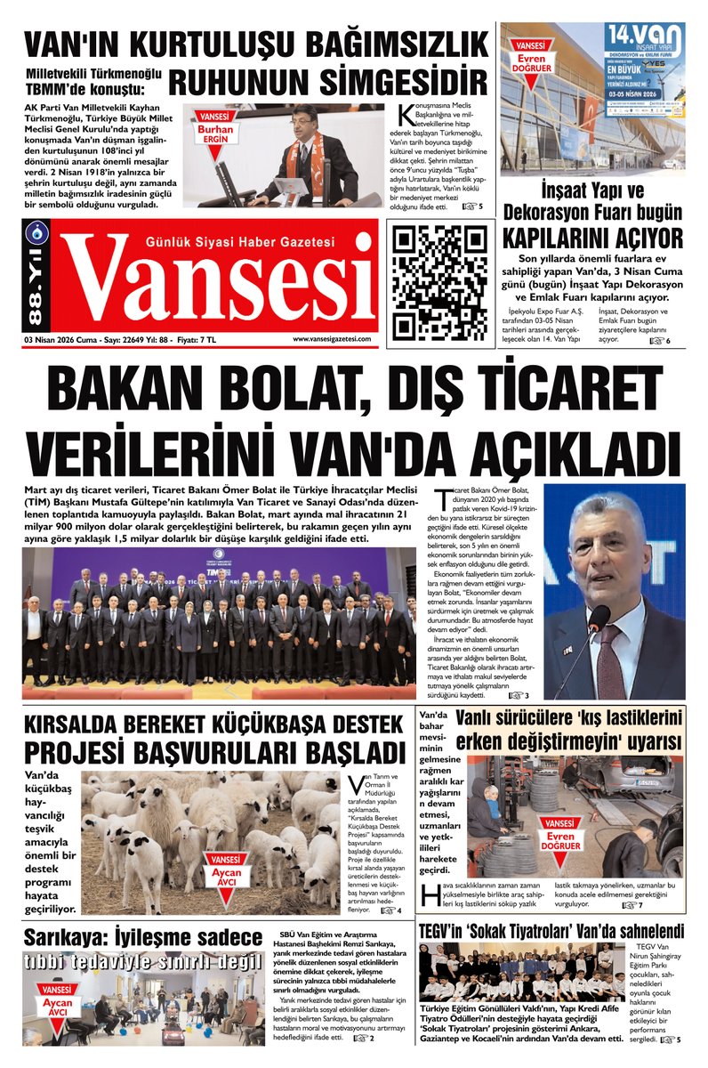VANSESİ GAZETESİ tweet media