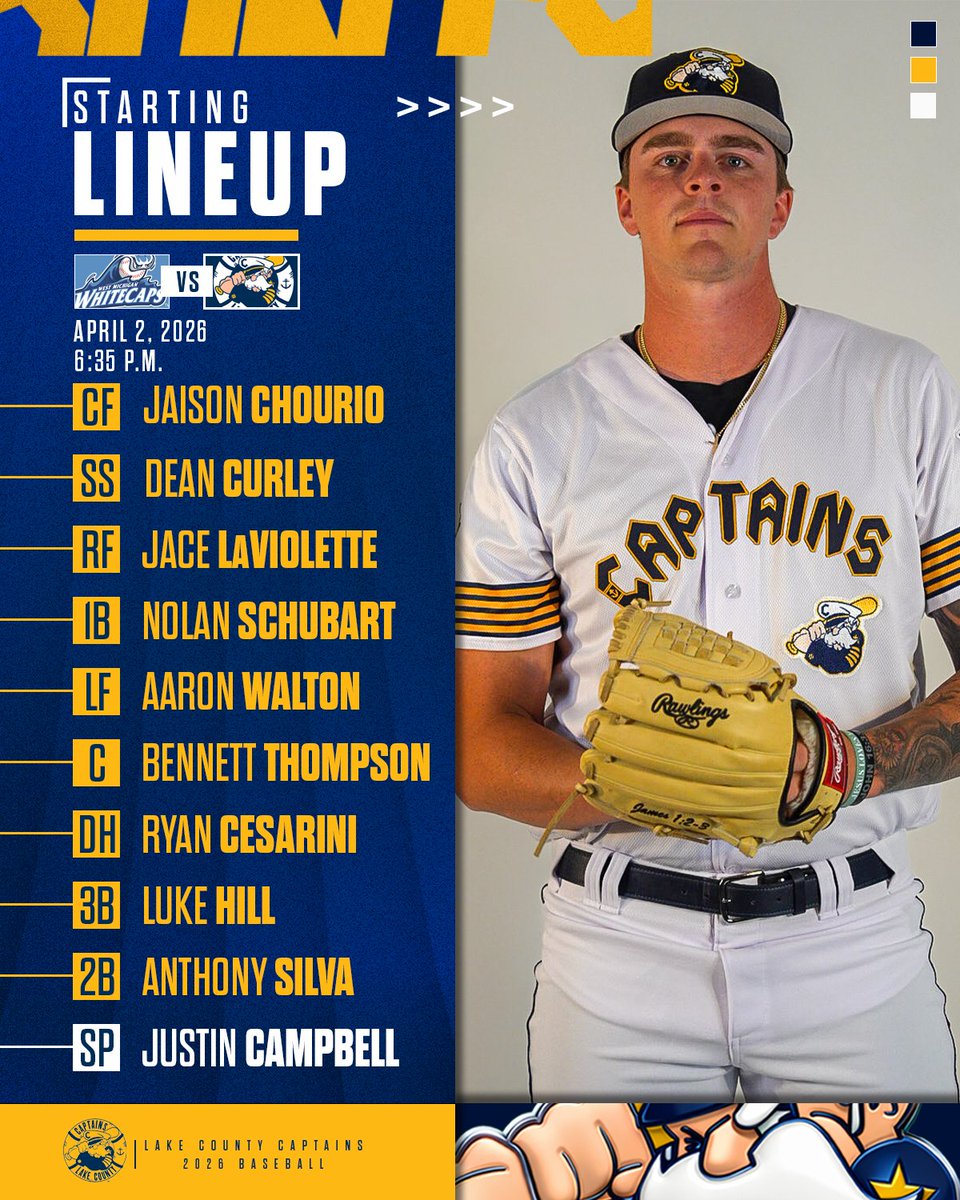 Lake County Captains tweet media