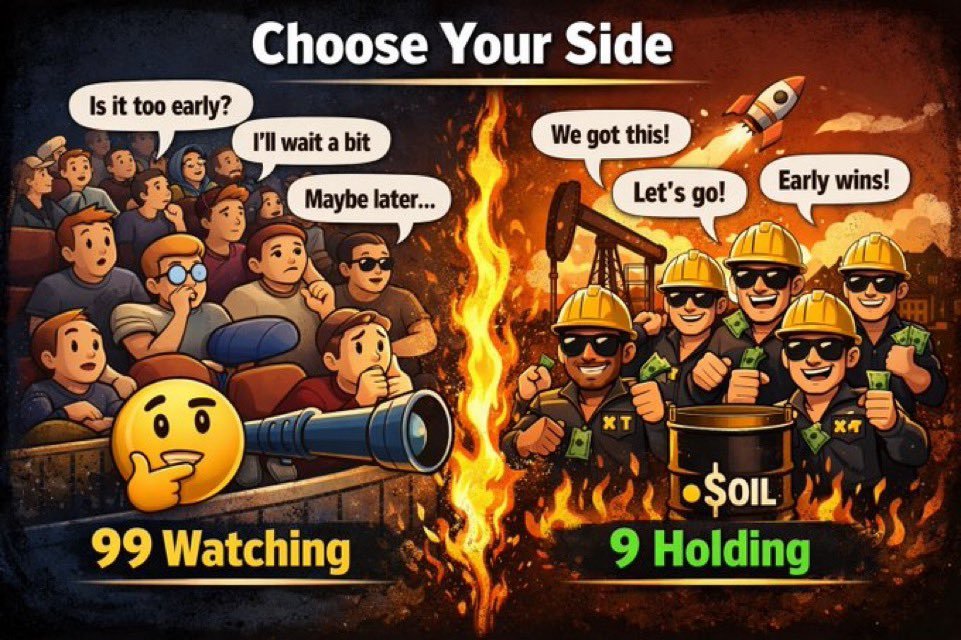 🛢️ $OIL is starting to flow… don’t fade the narrative.

Every cycle runs on a story.
This one? It’s all about liquidity.

And right now… attention is slowly rotating 👀

$OIL is positioning itself early — where narratives are still being built, not chased.

🛢️ Why people are