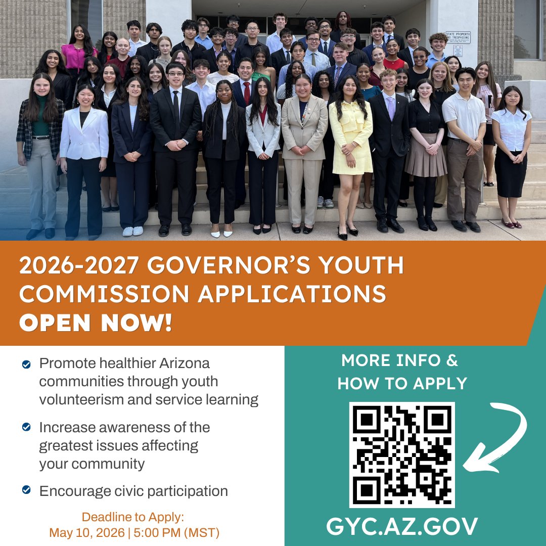Arizona Governor's Office of Youth, Faith & Family tweet media