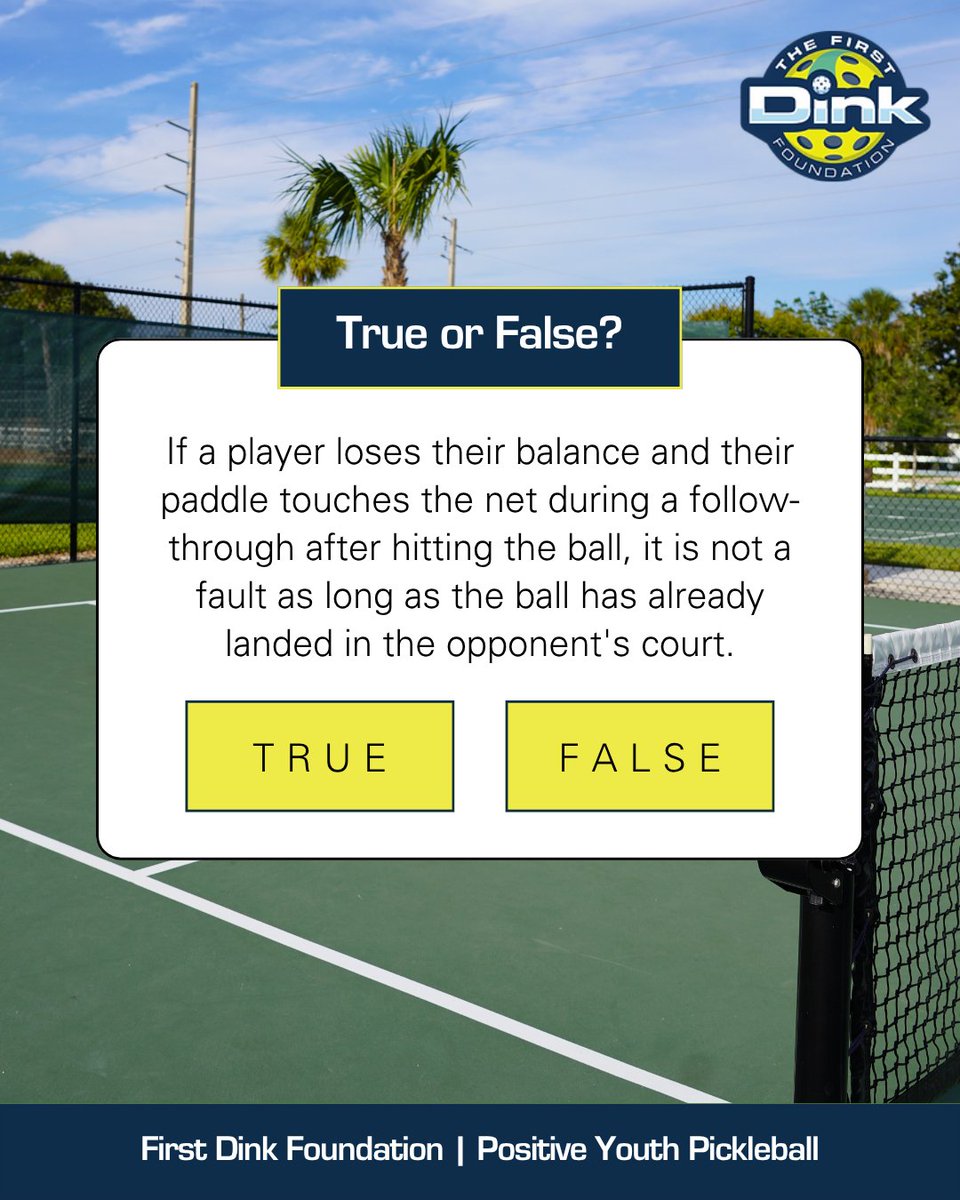 First Dink Foundation tweet media