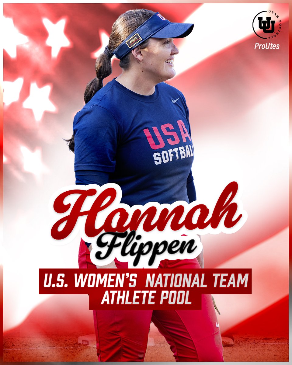 Utah_Softball's tweet photo. #ProUte Hannah Flippen has been selected for the U.S. Women’s National Team Athlete Pool!

#GoUtes https://t.co/191xAaUfWd