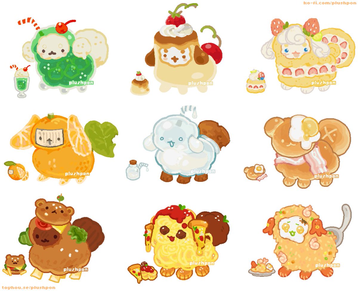 🖍+˚⍟ plushpon! 🐰💖🐱 tweet media