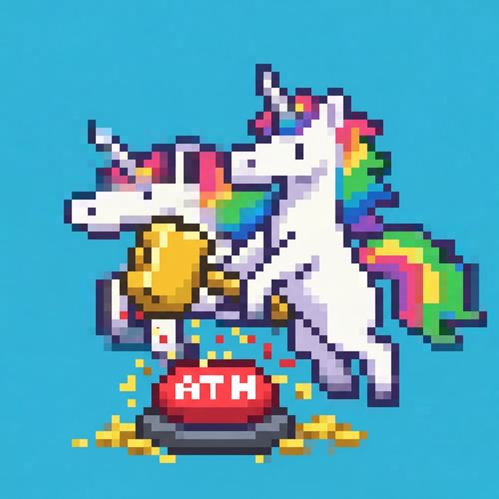 Pixelated Farting Unicorn tweet media