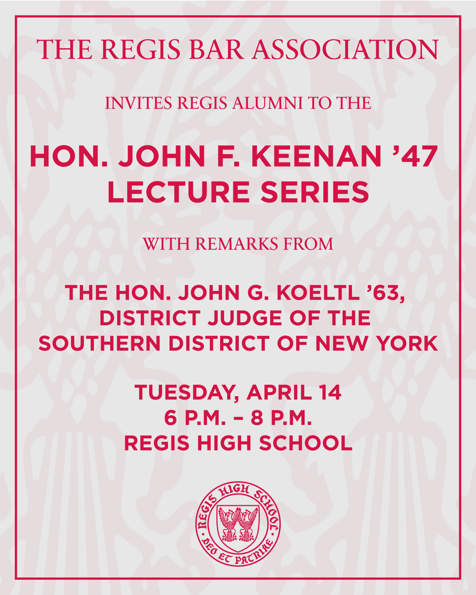 Regis High School tweet media