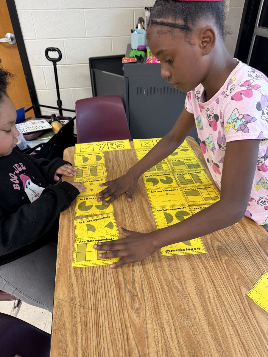 PowellinPrimary's tweet photo. Reviewing fraction concepts with my @APSPeytonForest scholars today! #mathismyjam #3rdgrade https://t.co/kZyVMOdlSP