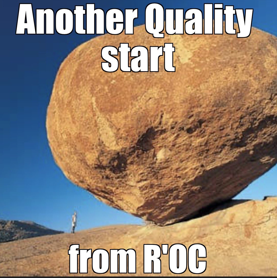 NUDogOut's tweet photo. ROC with an absolute GEM of a start https://t.co/h05GKAlqr2