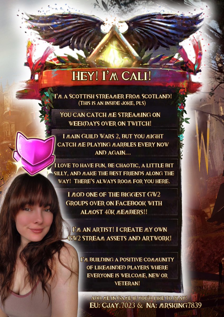 Cali Knight ✧ Guild Wars 2 ✧ tweet media