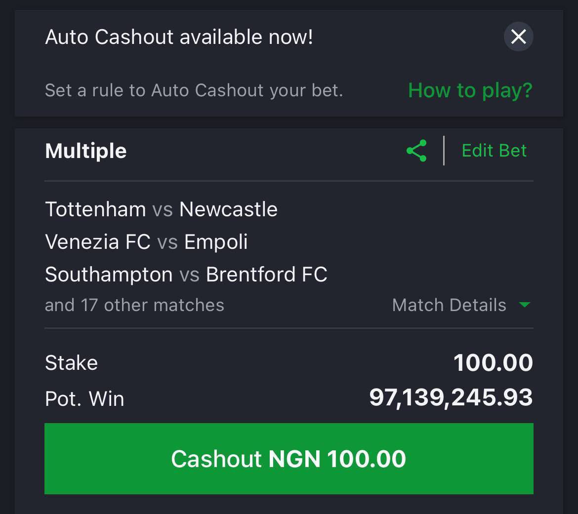 Emmanuel_Tips's tweet photo. I’M DONE COOKING THE 70K ODDS I PROMISED YOU GUYS FOR THE WEEKEND 

BEEN working on this game for more than 1week now GO STAKE NOW

#100 to win 97 MILLION    

Get the bet code here for free👇🏿

https://t.co/GT2gG7J0UZ
https://t.co/GT2gG7J0UZ

 Like I said,WE’LL Break Another RECORD