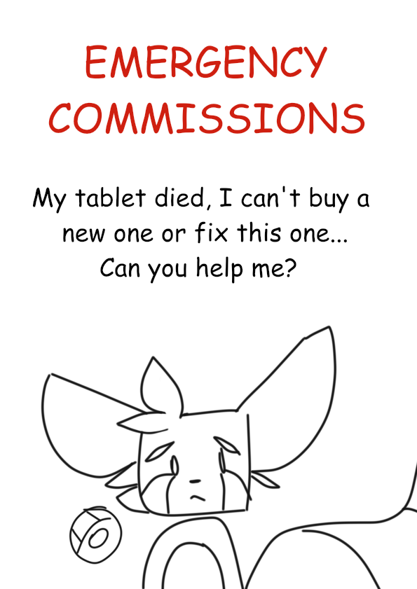 it's strange to start like this, but my graphics tablet recently died, and I'm currently stuck until I can get it repaired or buy a new one.. so if you'd like to help, I'd be incredibly grateful, even if it's through a commission or a donation via Ko-Fi..
ko-fi.com/guenetsart/com…