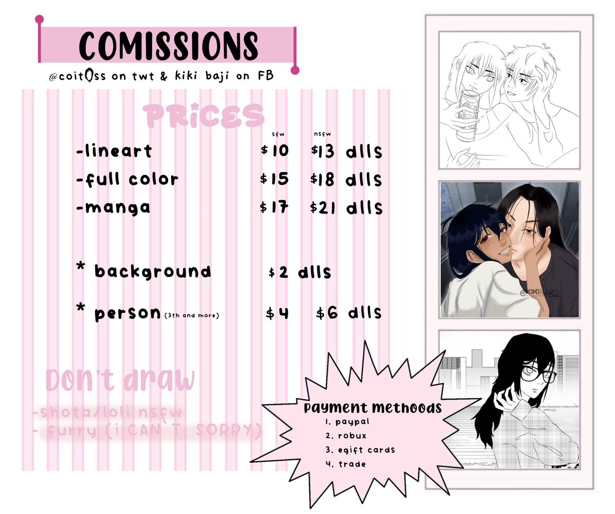 KIKI 📌OPEN COMMS 🎐 tweet media