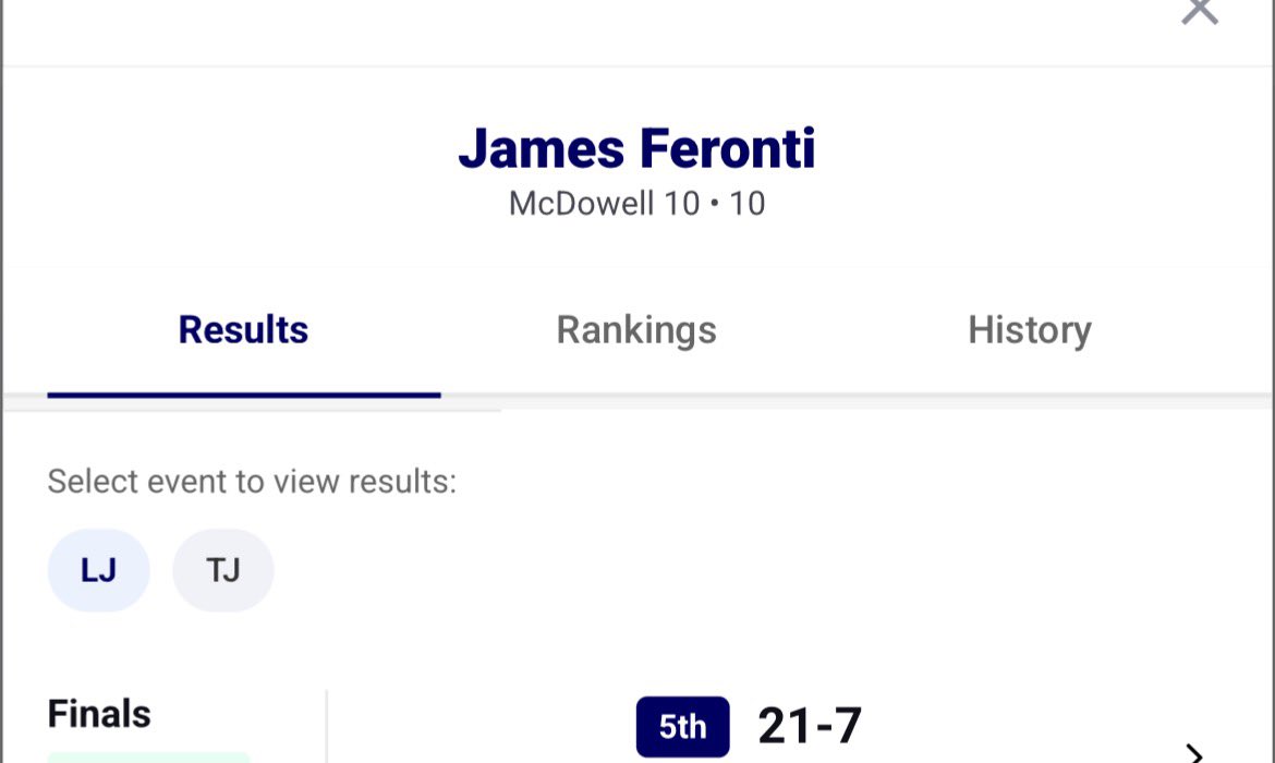 James Feronti tweet media