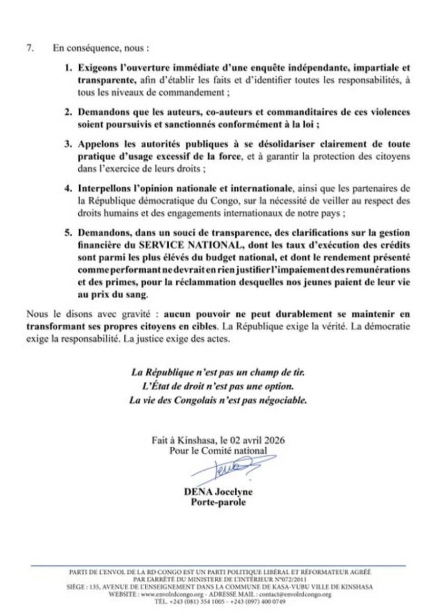 Rodrigue ramazani tweet media