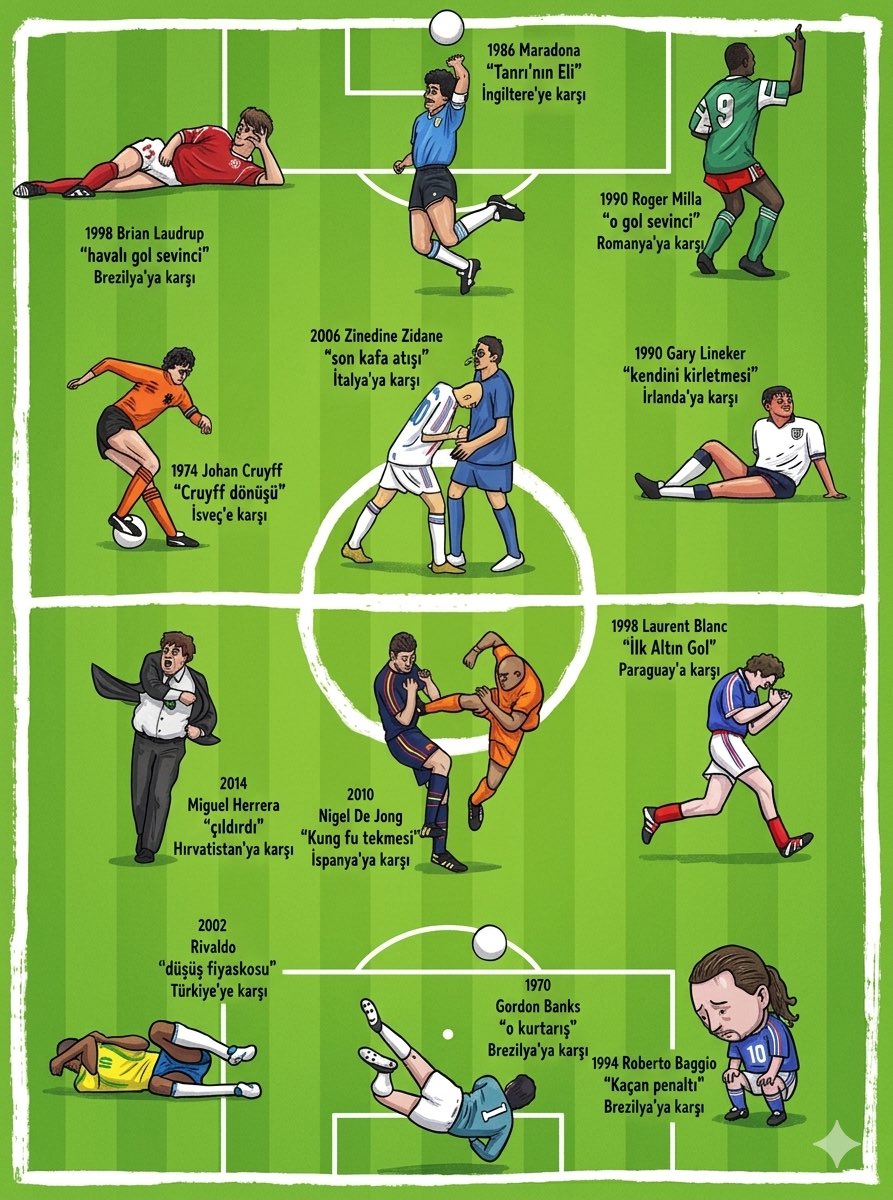 Dünya Kupası tarihinin en unutulmaz anı sizce hangisi? Benimki hala 2006 Dünya Kupasında Zidane’ın Materazziye attığı kafa 🤯 #FİFAWorldCup