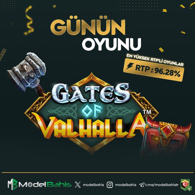 modelbahis's tweet photo. 🎰 Gates of Valhalla sahnede!
⚡ %96.28 RTP ile kazanç fırsatı seni bekliyor
💥 Küçük bahisle büyük kazanç yakala!
👉 Hemen oyna

🔗 https://t.co/N0YTVHM5su https://t.co/i5aAPTVHAV