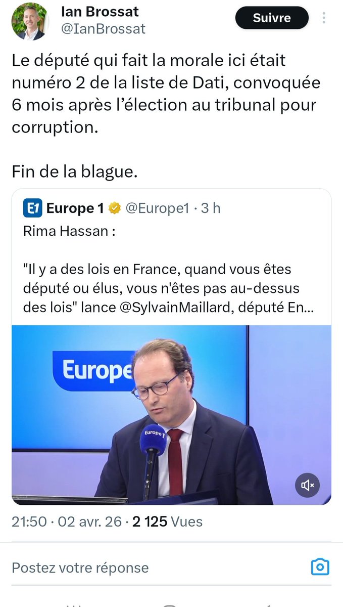 Souchon tweet media