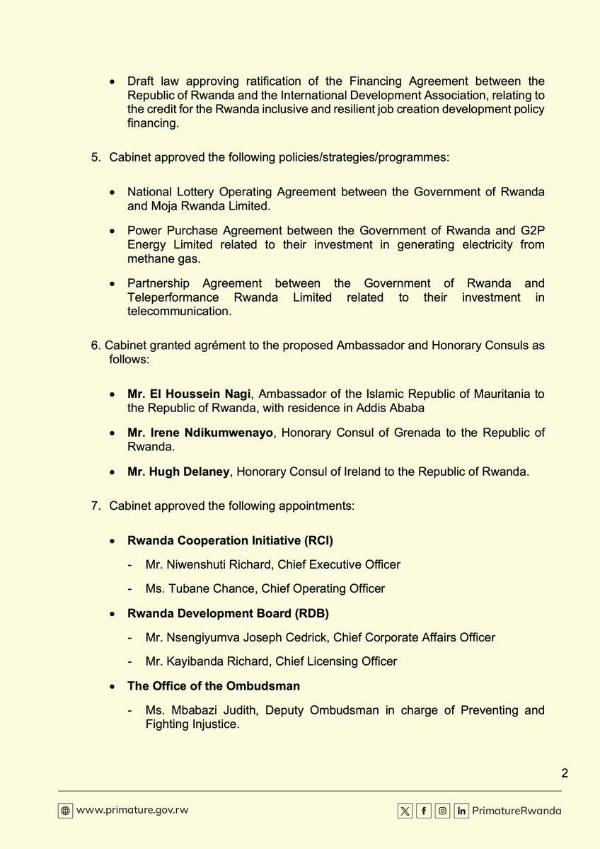 Office of the PM | Rwanda tweet media