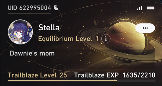 you guys should friend my mom on starrail so she can use your supports. (She's playing through Amphoreus with me :D) NA server!