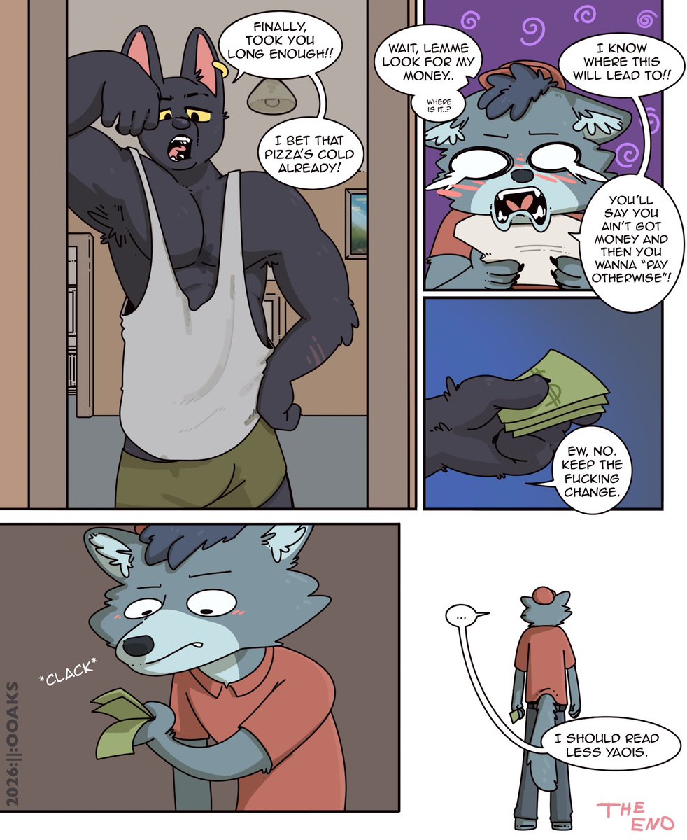 ooaks_'s tweet photo. This was supposed to be posted for April Fools but I forgor 
————————
If this hits 200❤️  I‘ll make this an actual comic 
————————
#furry #furryart #mlm #lgbt #aprilfools #art #gay #comic https://t.co/AGQHkR57Mt