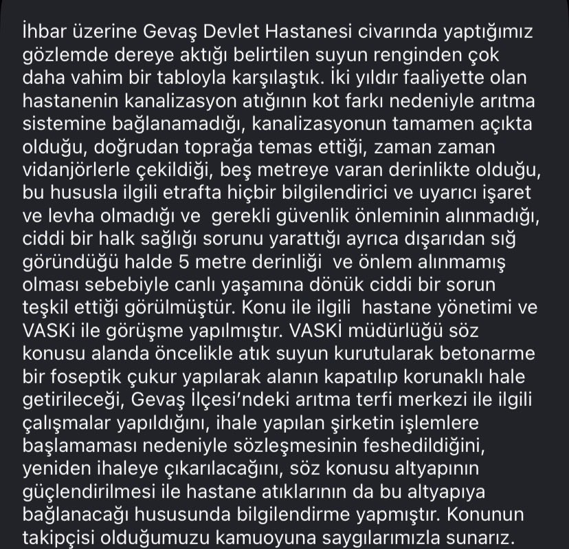 Van Barosu Çevre ve Ekoloji Komisyonu tweet media