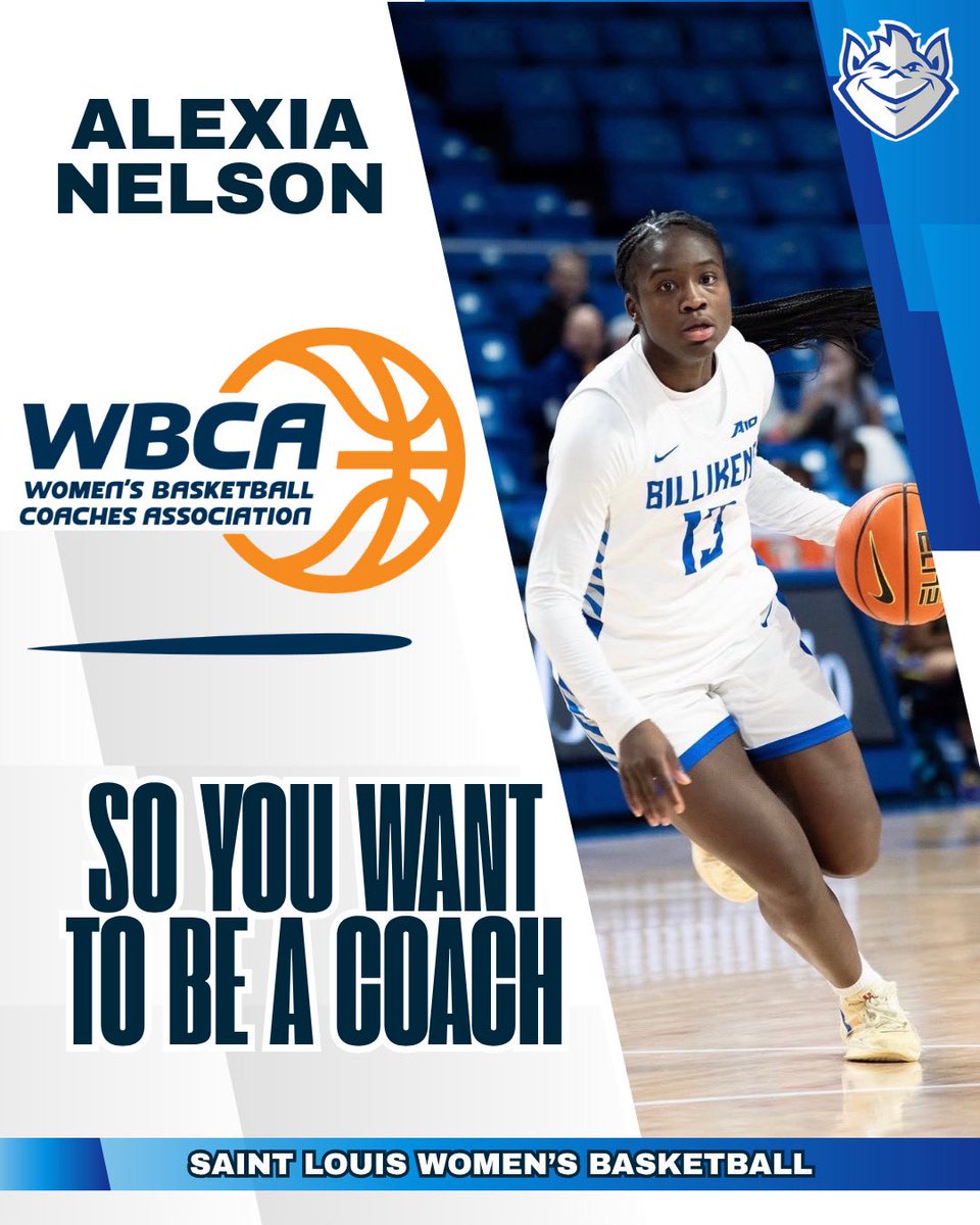 SaintLouisWBB's tweet photo. Congrats to Zya, Bel and Lex on being chosen to be a part of the WBCA’s “So You Want To Be A Coach” program! @wbca1981 This program assists female collegiate basketball players who are interested in pursuing a career in coaching women’s basketball! https://t.co/5D9OPBwCwX