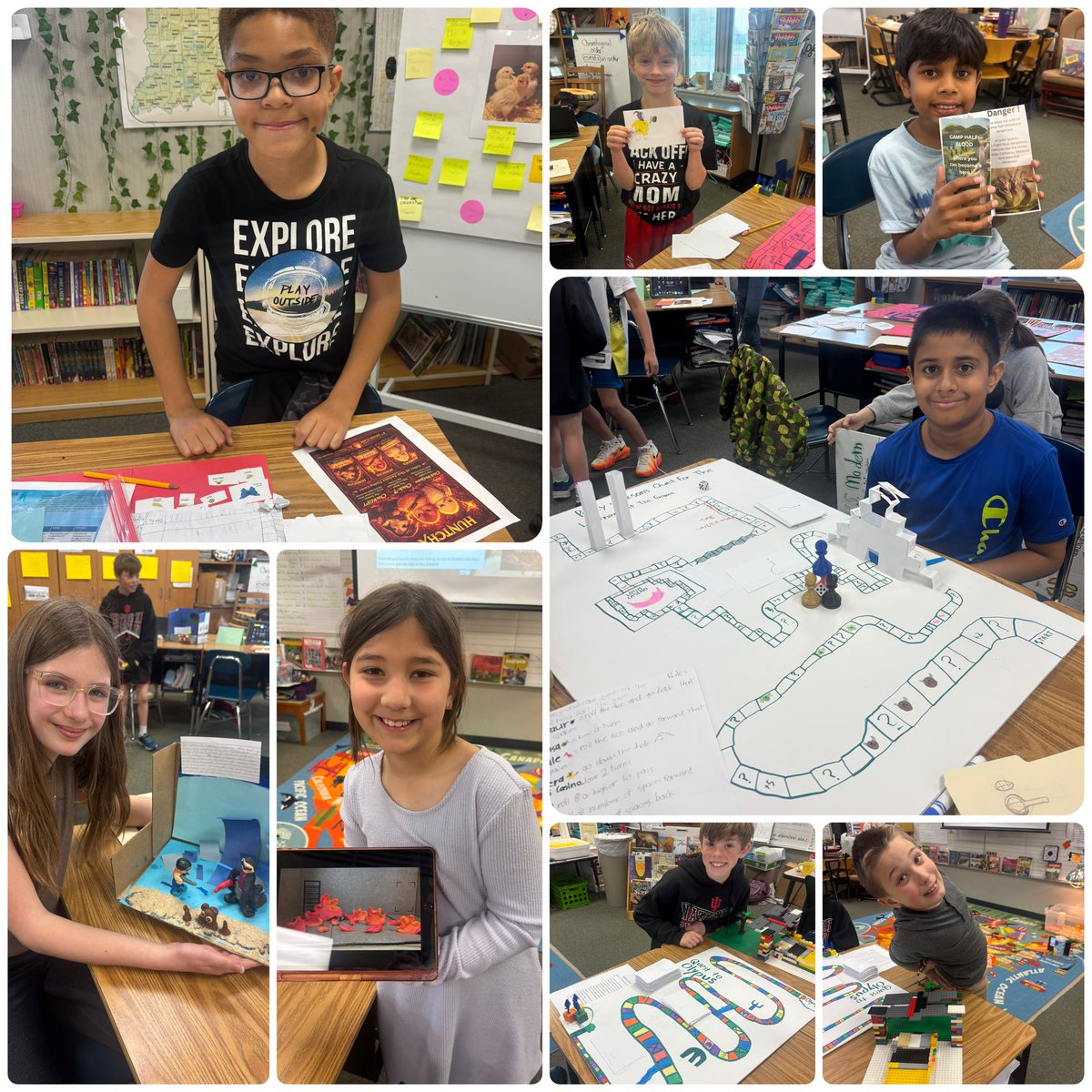 Our Percy Jackson Project Quest was a success!! 26 different projects that allowed students to demonstrate their new learning from our novel study. So proud of their hard work and creativity! 🔱📖<a href="/Geistgators/">Geist Elementary</a> <a href="/HSESchools/">Hamilton Southeastern Schools</a> #ALLin