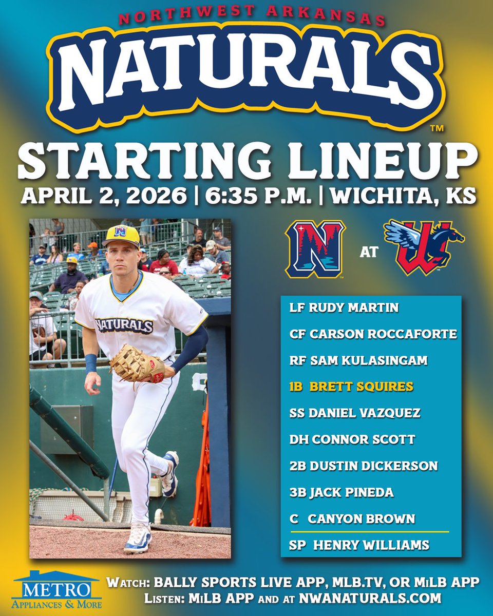 Northwest Arkansas Naturals tweet media