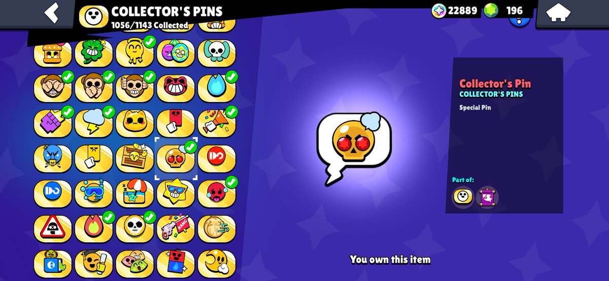 scopebrawl's tweet photo. @AshClashYT “extremely rare” can be bought from the in game catalogue 💔🙏🏻 https://t.co/8mxKQYian2