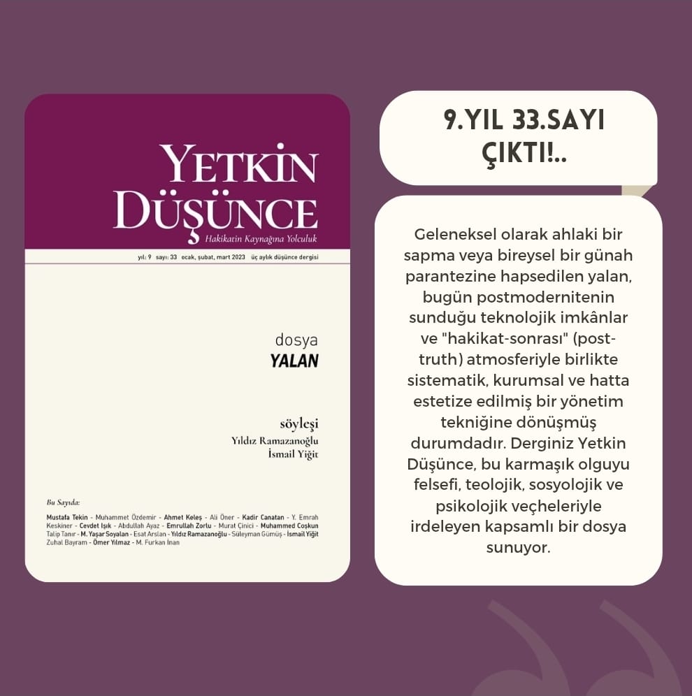 Yetkin Düşünce tweet media