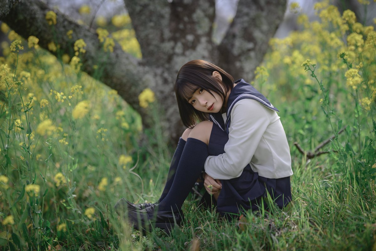 涼白 ましろ໒꒱ 制服被写体🐾 tweet media