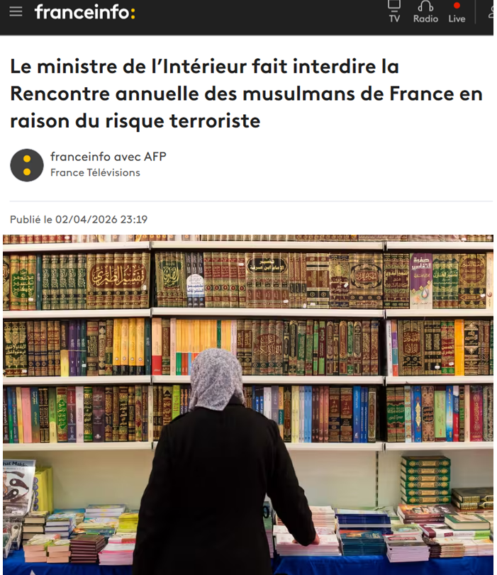 CharliesIngalls's tweet photo. 🚨 Dinguerie : selon la préfecture de police, les nazis pourraient manifester pour perturber la Rencontre annuelle des Musulmans de France prévue ce weekend au Bourget et donc pour protéger ces Musulmans, la préfecture a décidé d'interdire l'évènement et donc de donner raison aux nazis !
E-xcep-tio-nnel !
Depuis plusieurs semaines est programmée la Rencontre annuelle des Musulmans de France #RMAF. Elle doit avoir lieu à partir de demain au #Bourget : des participants viennent de toute la France, d'Europe et d'ailleurs. Des réservations d'emplacement de stands, déjà montés sur place, des réservations d'hôtels, des gens déjà présents à Paris.
Mais la @prefpolice a décidé de l'interdire seulement hier... Et vous savez quelles sont les raisons invoquées :
➡️Le contexte international, qui bien sur n'existe que depuis hier comme chacun le sait (lol)
➡️Le contexte d'agitation politique avec les municipales "dans plusieurs communes notamment franciliennes" (Pardon ? Le fait que des maires en Ile-de-France ait été élu démocratiquement est un problème ? )
➡️ Et donc selon la préfecture de police, les nazis pourraient manifester pour perturber cet évènement organisé par des Musulmans et donc pour protéger ces Musulmans, la préfecture a décidé d'interdire l'évènement pour donner raison aux nazis !
Une audience est prévue demain au tribunal administratif.
=====
N'oubliez pas de suivre ce compte @CharliesIngalls pour plus d'informations !