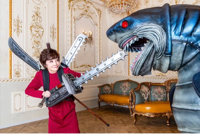 「松島トモ子 サメ遊戯」!?