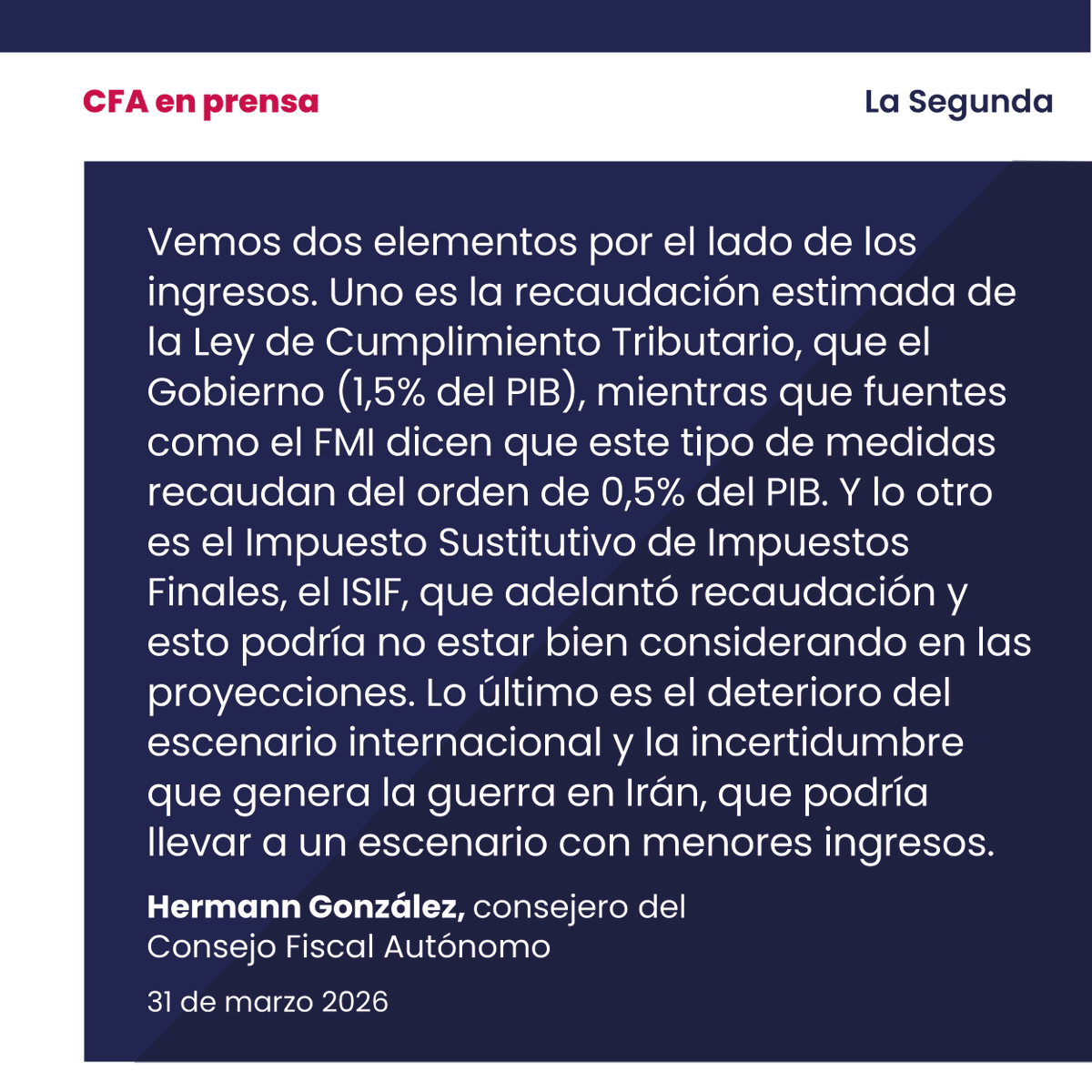 Consejo Fiscal Autónomo tweet media