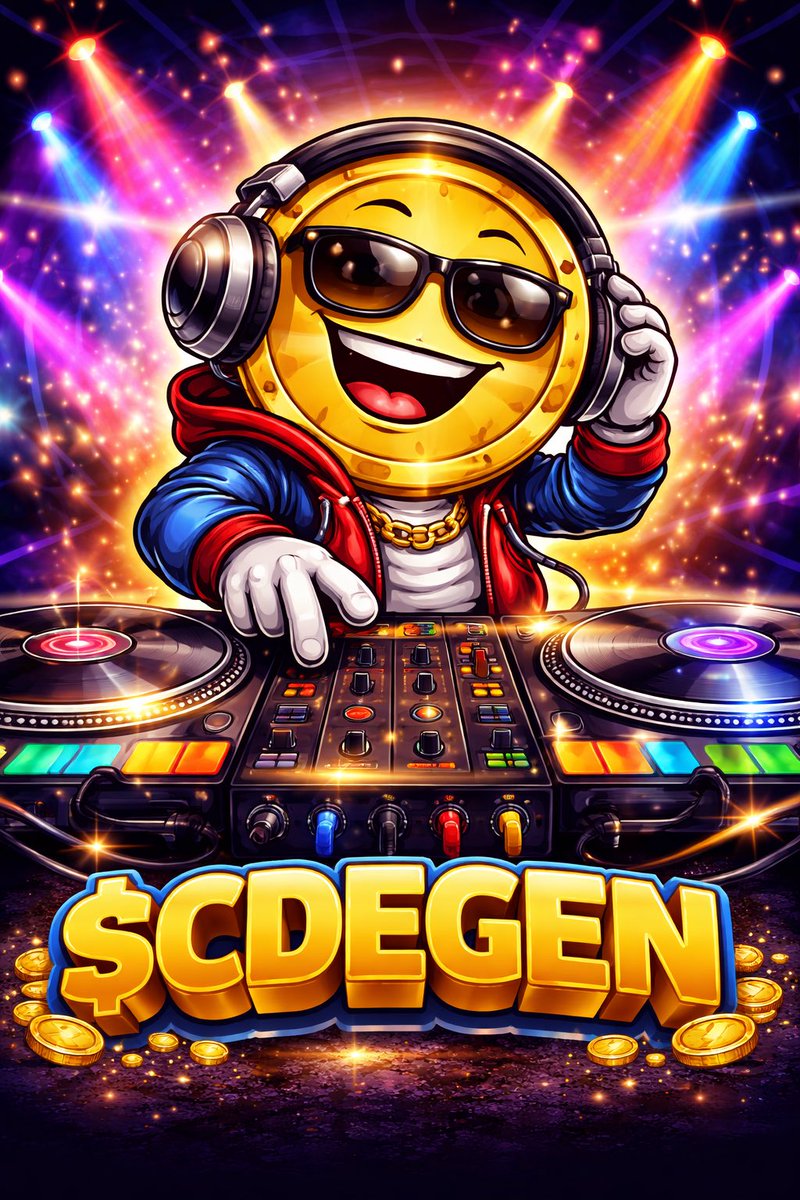 $CDEGEN is pure energy 🚀

Strong community. Loud presence. Real momentum building.

This is what happens when vibes meet vision.

Early eyes are already locked in… don’t be late to the wave 🌊
<a href="/CycleDegen/">CycleDegen</a> 

#CDEGEN #Crypto #Memecoin #Web3