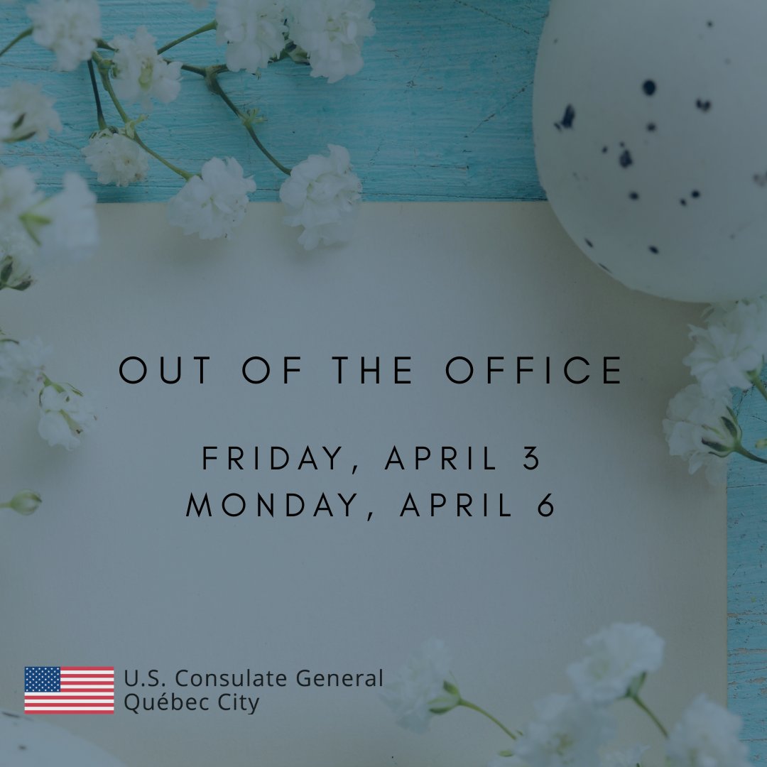 U. S. Consulate Québec tweet media
