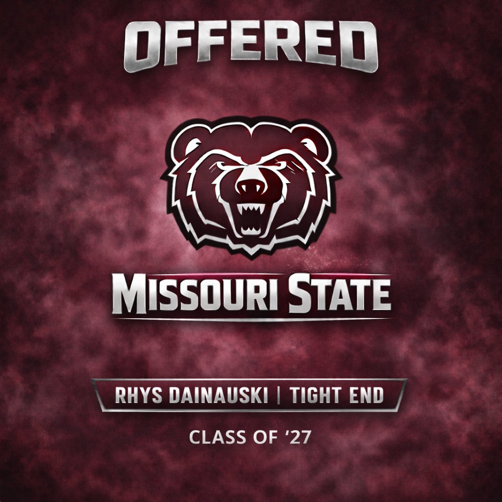 Rhys Dainauski - 6'4, 230lb TE 2027 tweet media