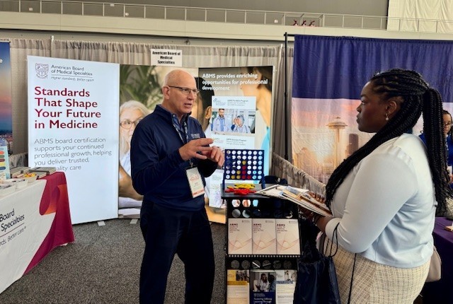 ABMSCert's tweet image. Visit booth #424 at the @SNMA #AMEC2026 Conference this week and learn how ABMS board certification can shape your career!

Exhibit Hall Hours:
Thu 1–6 PM | Fri 8:30–12, 2–5 | Sat 8:30–2

Learn more: bit.ly/4tcquPH

#MedEd
#PreMed
#PreMedStudent
#FutureDoctor
#FutureMD