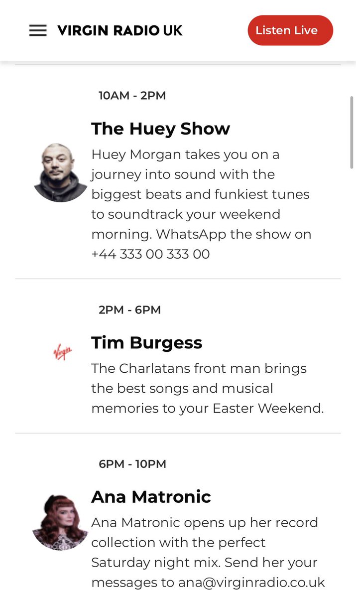 Tim Burgess tweet media