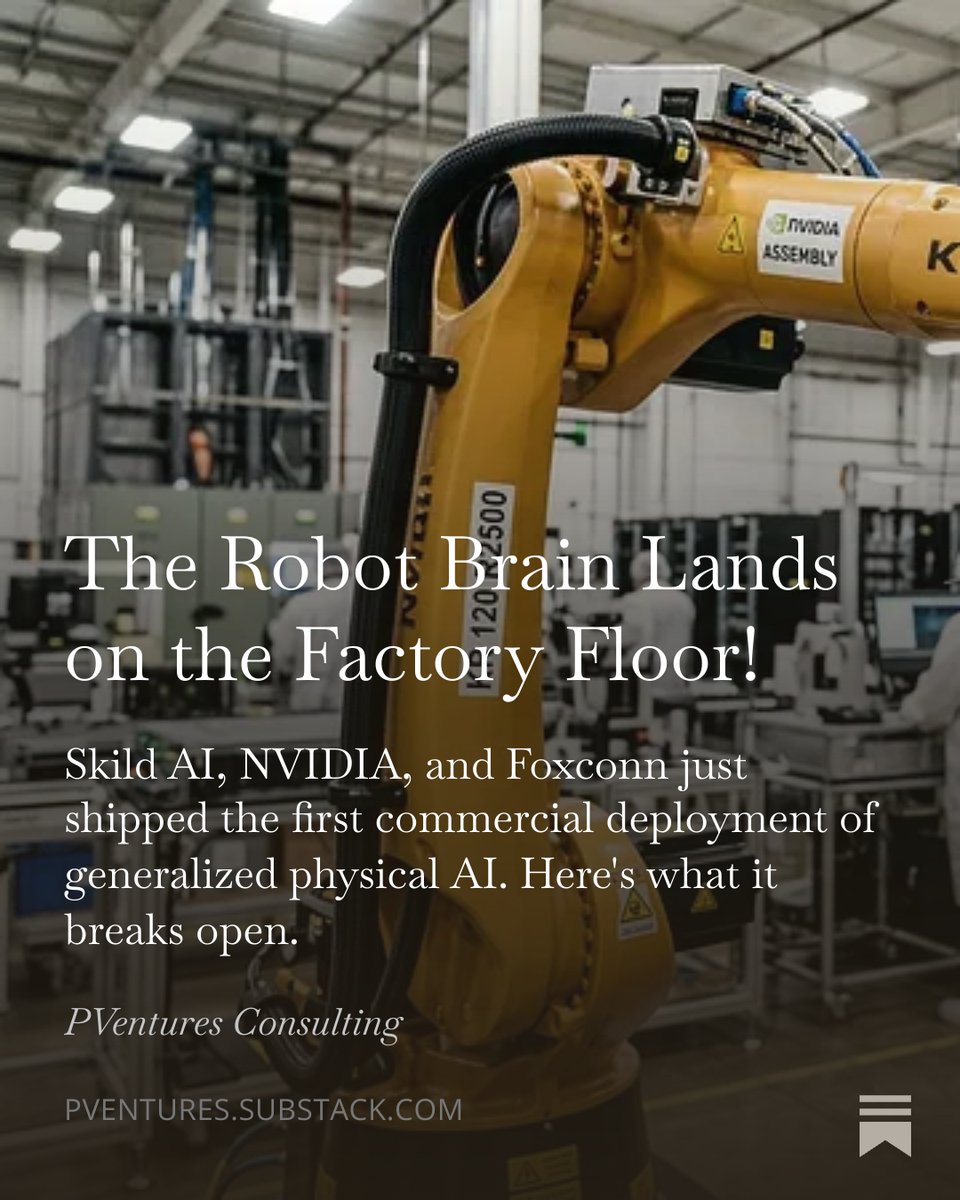 Pventures_Group's tweet photo. TechThoughts™ is Live!

- China: 295,000 robots installed in 2024.
- United States: ~30,000.
China is installing nearly 10× as many robots as the U.S. annually, and now produces 57% of them domestically.

Read & subscribe here 👉 https://t.co/g3Wvg15b1Y 

#TechThoughts #PVentures #Robotics #AIRobotics #Manufacturing