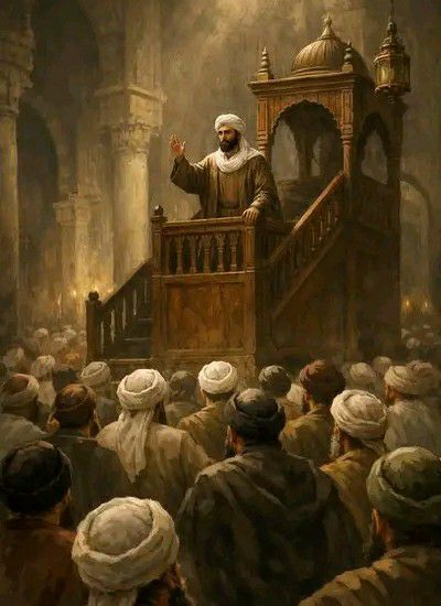 KhaledSafi's tweet photo. غُسِل سليمان بن عبد الملك وكُفن، ثم صلى عليه عمر بن عبد العزيز
وعندما فرغ من دفنه وخرج من القبر، شعر برجّة في الأرض،
فقال: «ما هذه؟»
فقيل له: «هذه مراكب الخلافة، يا أمير المؤمنين، قربت إليك لتصعد عليها».
فأجاب: «مالي ولها، نحوها عني، قربوا إليّ بغلتي».
فُرِغت البغلة وقُرِّبت إليه، فركبها، فجاءه صاحب الشرطة يسير بين يديه بالحربة، فقال له عمر بن عبد العزيز": «تنح عني ، مالي ولك ، إنما أنا رجل من المسلمين».
وسار على البغلة، وسار معه الناس حتى دخل المسجد، ثم صعد المنبر، واجتمع إليه الناس
فقال: «أيها الناس، إني قد ابتُليت بهذا الأمر عن غير رأي كان مني فيه، ولا طلبة له، ولا مشورة من المسلمين، وإني قد خلعت ما في أعناقكم من بيعتي، فاختاروا لأنفسكم».
فصاح الناس جميعًا بصيحة واحدة: «قد اخترناك يا أمير المؤمنين، ورضينا بك».
فلما هدأت الأصوات، ورضي به الناس جميعًا، حمد الله وأثنى عليه، وصلى على النبي ﷺ
ثم قال: «أوصيكم بتقوى الله، فإن تقوى الله خلف من كل شيء، وليس من تقوى الله عز وجل خلف، واعملوا لآخرتكم، فإنه من عمل لآخرته كفاه الله تبارك وتعالى أمر دنياه.
أصلحوا سرائركم، يصلح الله لكم علانيتكم، وأكثروا ذكر الموت، وأحسنوا الاستعداد قبل أن ينزل بكم، فإنه هادم اللذات، ومن لا يذكر الموت لم يعرف قدر حياته.
وهذه الأمة لا تختلف في ربها عز وجل، ولا في نبيها، ولا في كتابها، وإنما اختلفوا في الدينار والدرهم، وإني والله لا أعطي أحدًا باطلاً'، ولا أمنع أحدًا حقًا».
ثم رفع صوته حتى أسمع الناس جميعًا:
«يا أيها الناس، من أطاع الله وجبت طاعته، ومن عصى الله فلا طاعة له، أطيعوني ما أطعت الله، فإذا عصيت الله، فلا طاعة لي عليكم».

المصادر:
- تاريخ الرسل والملوك - الطبري - جـ 27 .
- البداية والنهاية - ابن كثير - جـ 13.
- تاريخ الخلفاء - الوقدي.