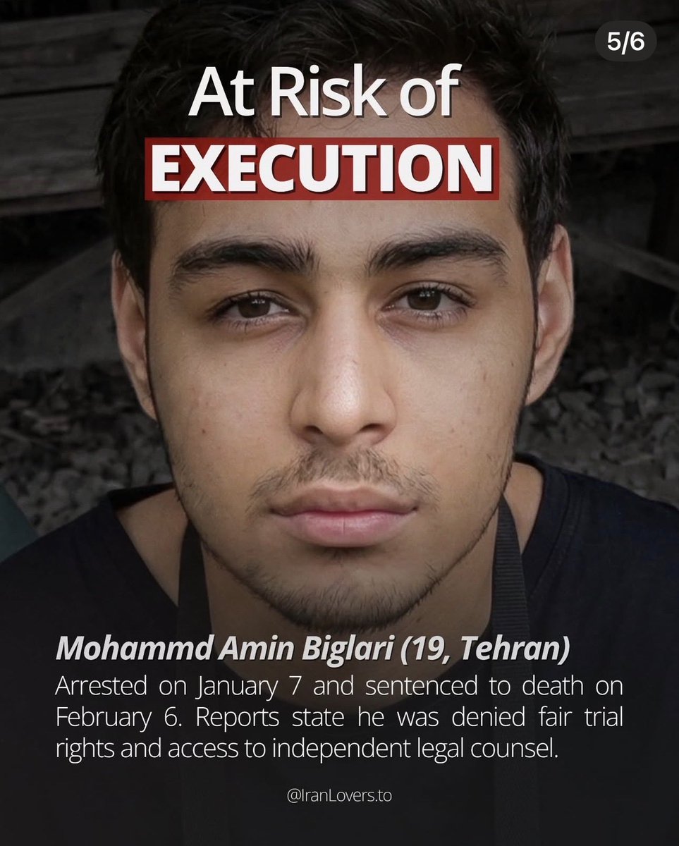 littlemyGilan's tweet photo. @Nabauti88 While the world celebrates youth, a regime executes it. Amirhossein was not a threat—he was a voice. Killing a young man for saying “no” shows exactly what this system protects: not people, but its own survival through fear. #DigitalBlackOutIran‌ https://t.co/UFMZ2ZR8GG