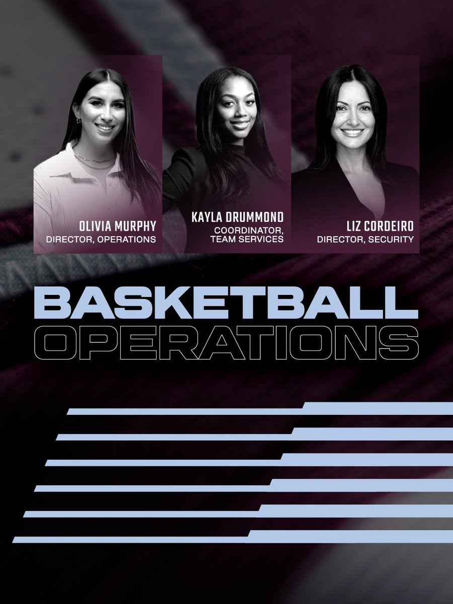 The action on the court starts with the work behind the scenes. 
 
Introducing the Toronto Tempo basketball operations team.