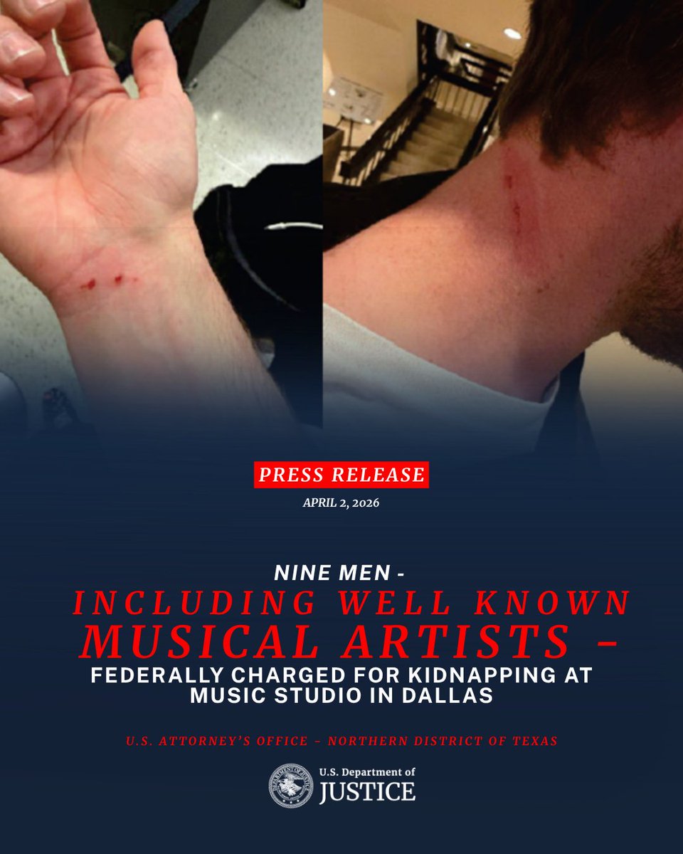 U.S. Department of Justice tweet media